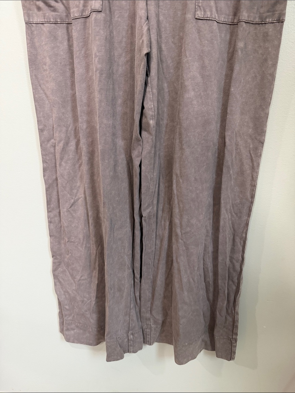 Coldwater Creek Sleeveless Button-Front Jumpsuit in Dusty Brown XS - Picture 5 of 7